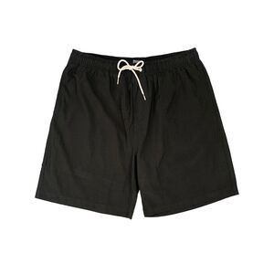 Lucowee Shorts Mens L Large Black Inner Lined Elastic Waist Quick Dry Athletic